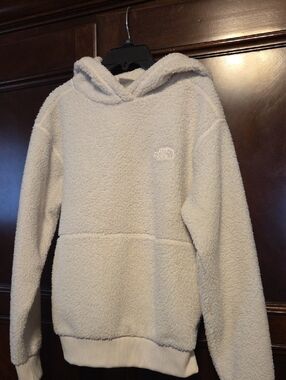The‎ North Face Ivory Sherpa Hoodie Pullover